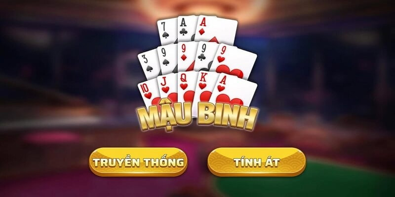 Cách chơi mậu binh Các Thứ Hạng Bài Trong Mậu Binh