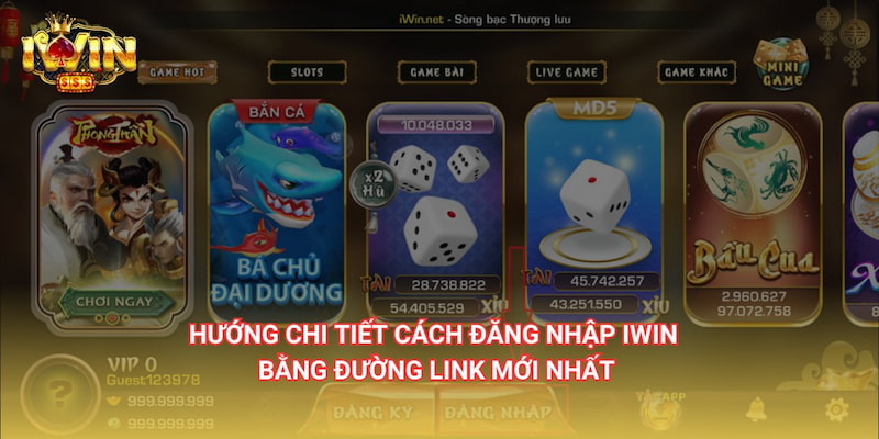 đăng nhập IWIN