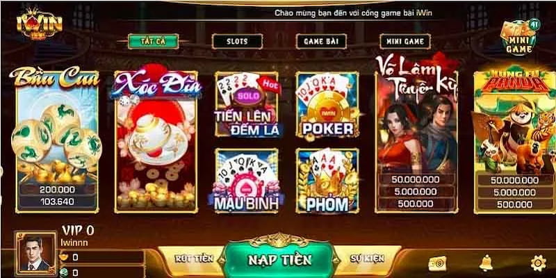 iwin chơi trên web