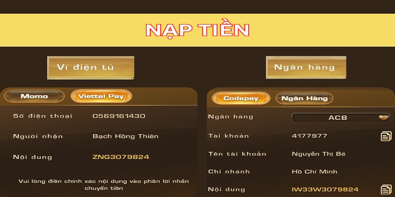 nạp game iwin